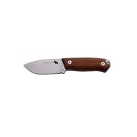 J&V Adventure Knives - Chacal Mini with Cocobolo Handle and Leather Sheath